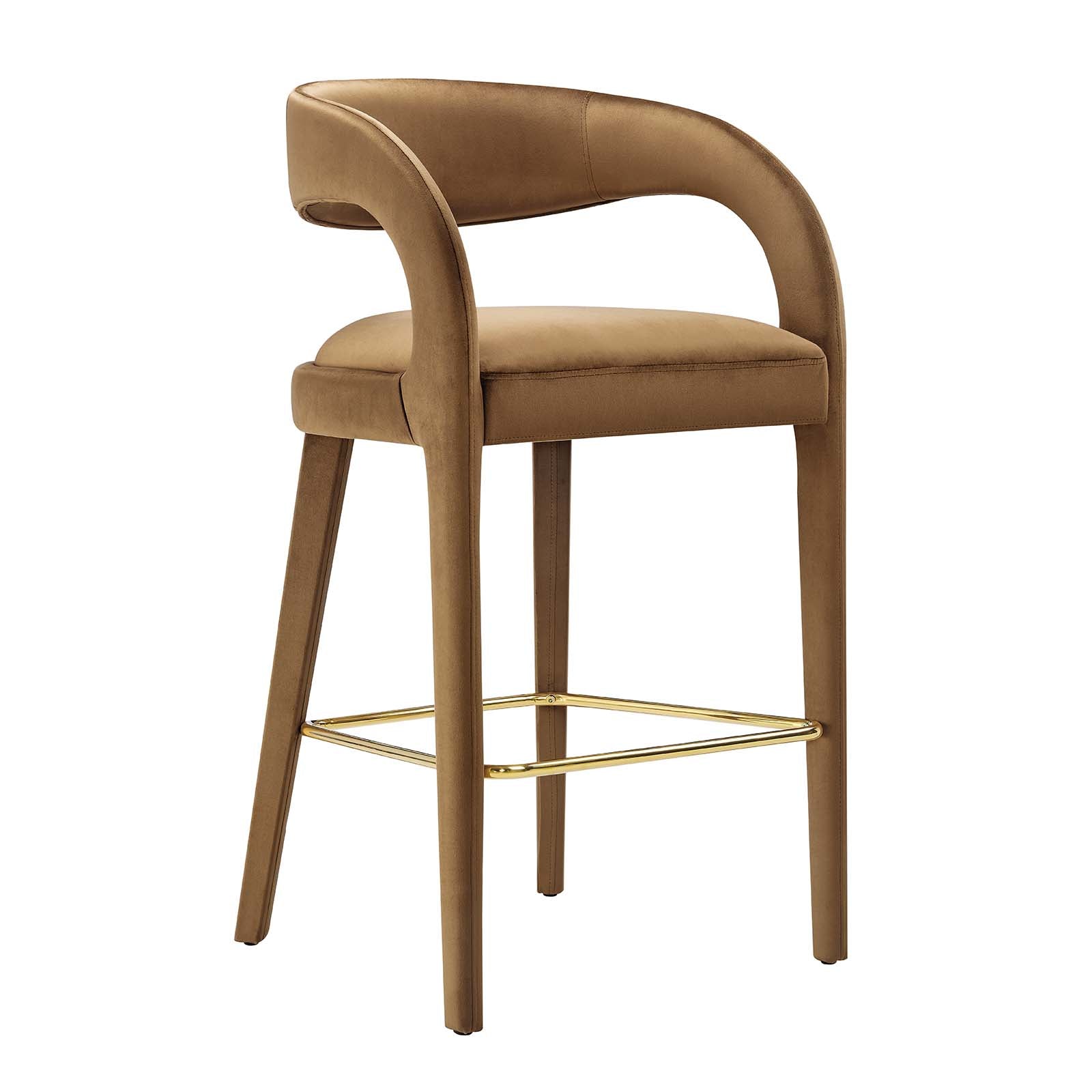 Howkin Bar Stool Performance Velvet (Set of 2)