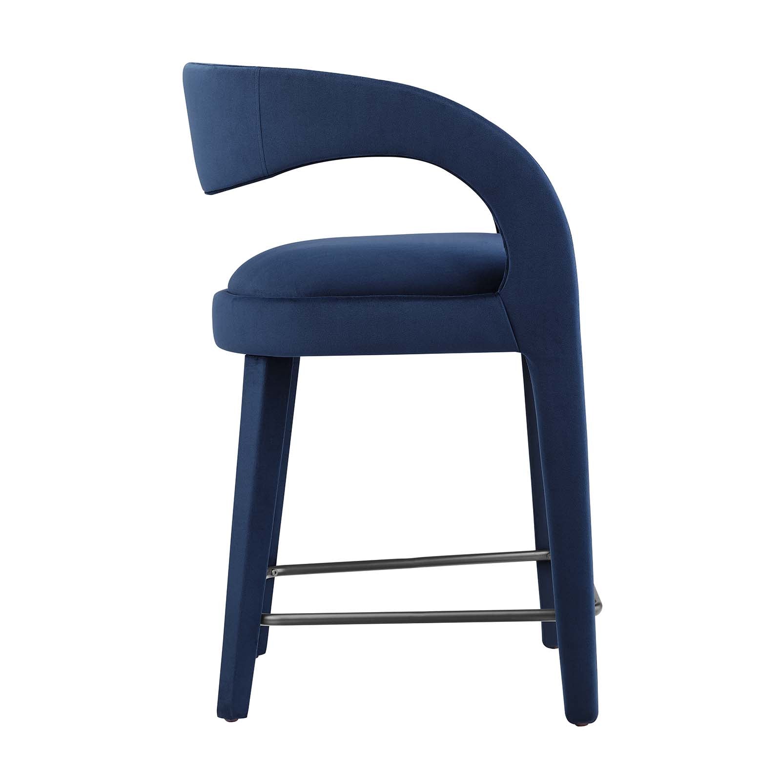Kin Counter Stool Howkin Counter Stool Performance Velvet (Set of 2) – Luv Modern