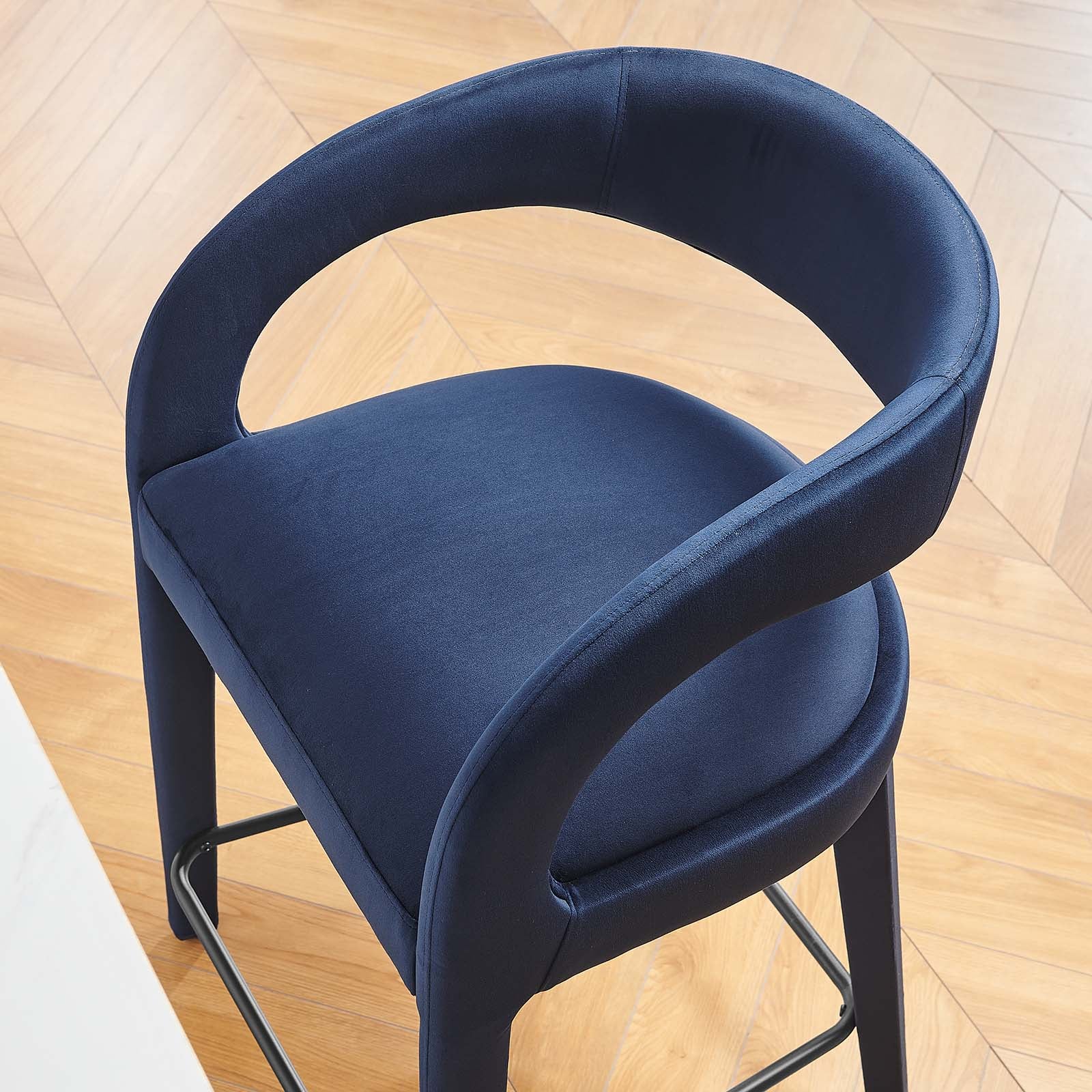 Kin Counter Stool Howkin Counter Stool Performance Velvet (Set of 2) – Luv Modern