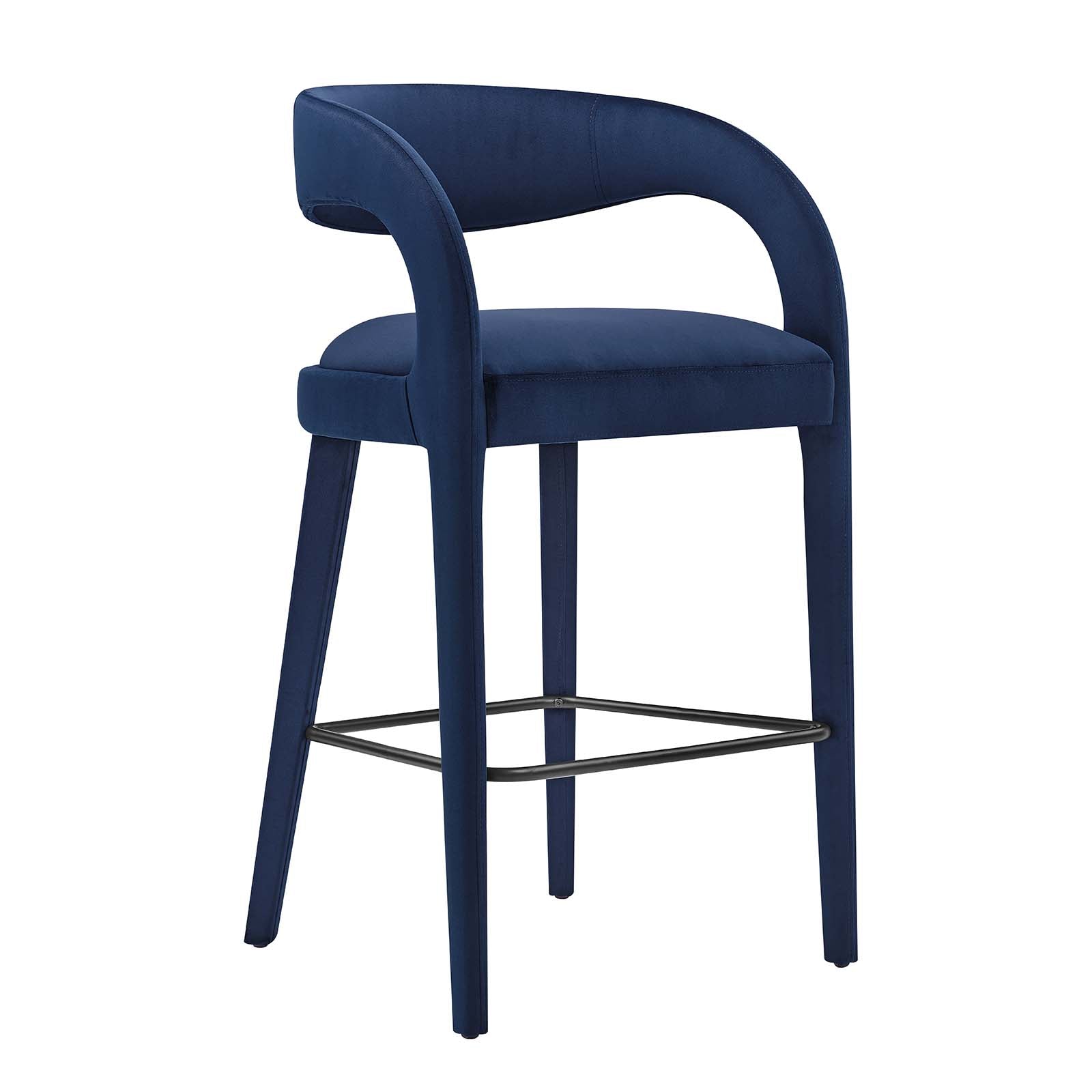 Howkin Bar Stool Performance Velvet (Set of 2)