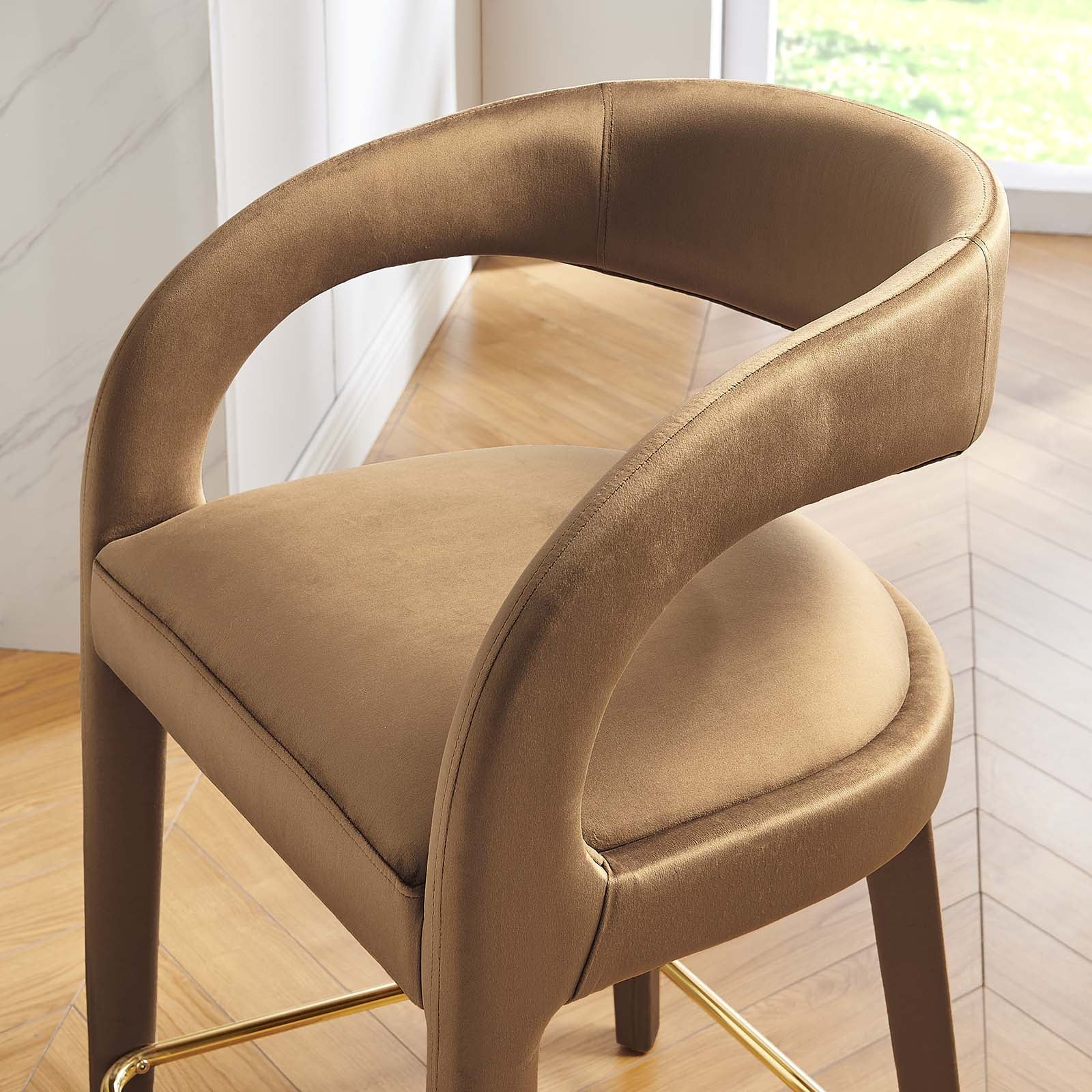 Kin Counter Stool Howkin Counter Stool Performance Velvet (Set of 2) – Luv Modern