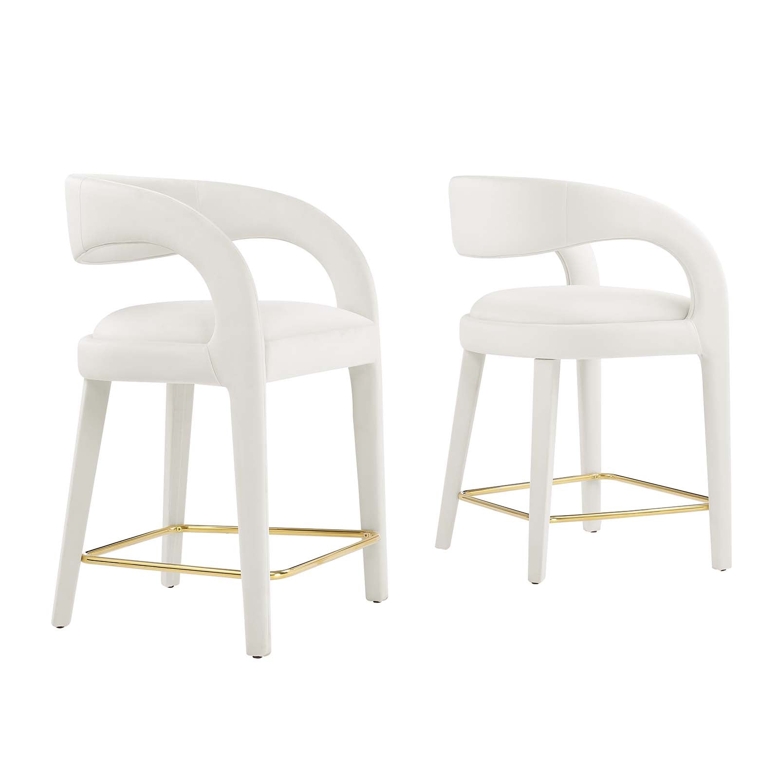 Kin Counter Stool Howkin Counter Stool Performance Velvet (Set of 2) – Luv Modern