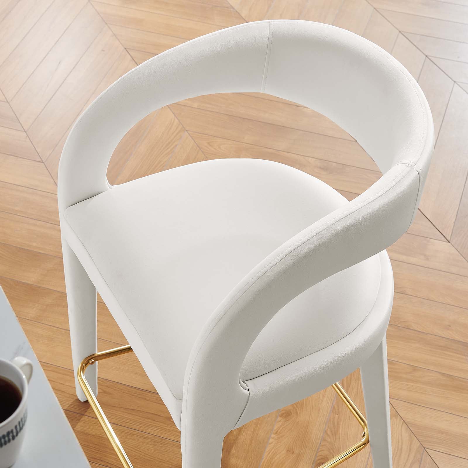Kin Counter Stool Howkin Counter Stool Performance Velvet (Set of 2) – Luv Modern