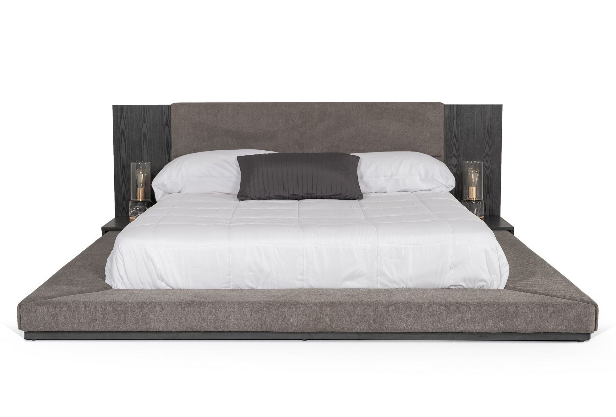 Japanese Style Upholstered Platform King Size