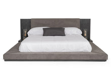 Load image into Gallery viewer, Japanese Style Upholstered Platform King Size