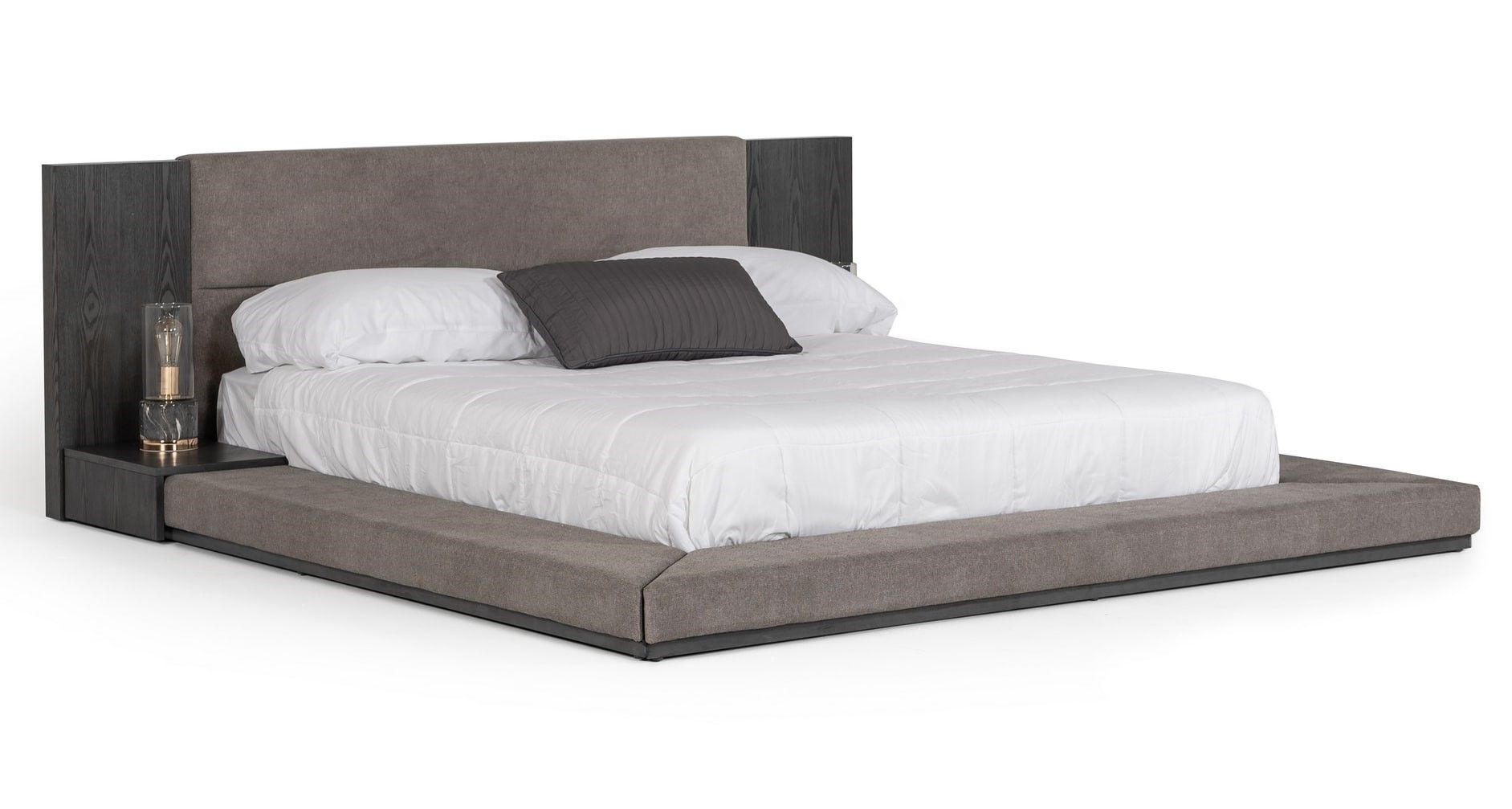 Japanese Style Upholstered Platform King Size