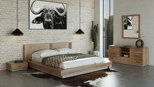 Load image into Gallery viewer, Mikkel Walnut and Grey Bedroom Set in King