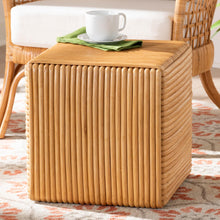 Load image into Gallery viewer, Mono Rattan End Table