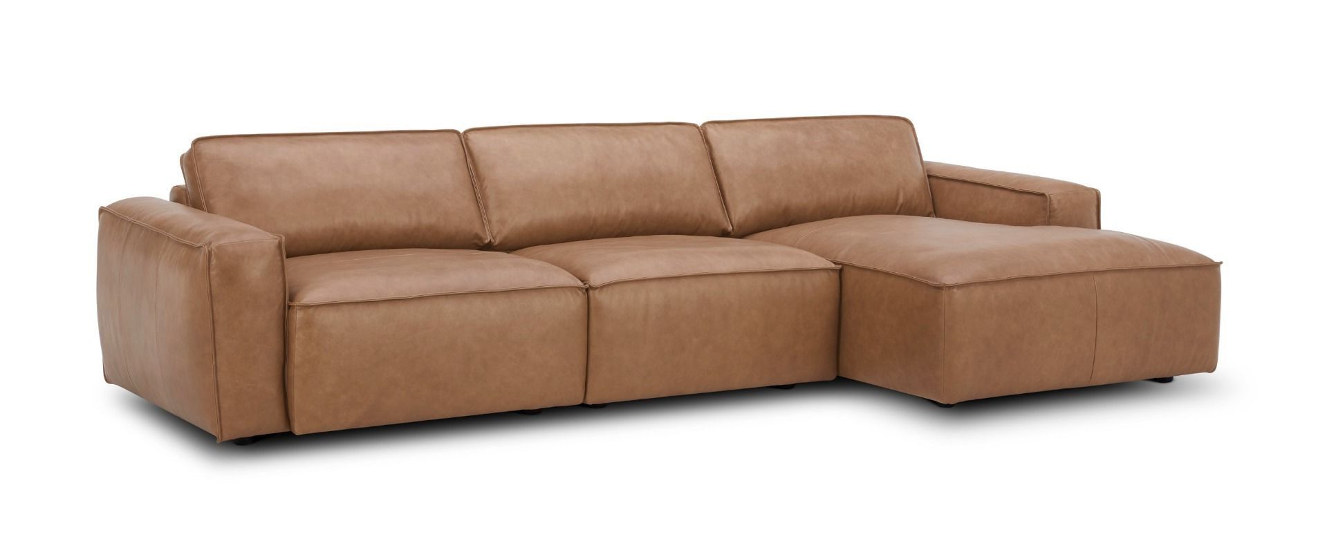 Napa Right-Facing Sectional Leather