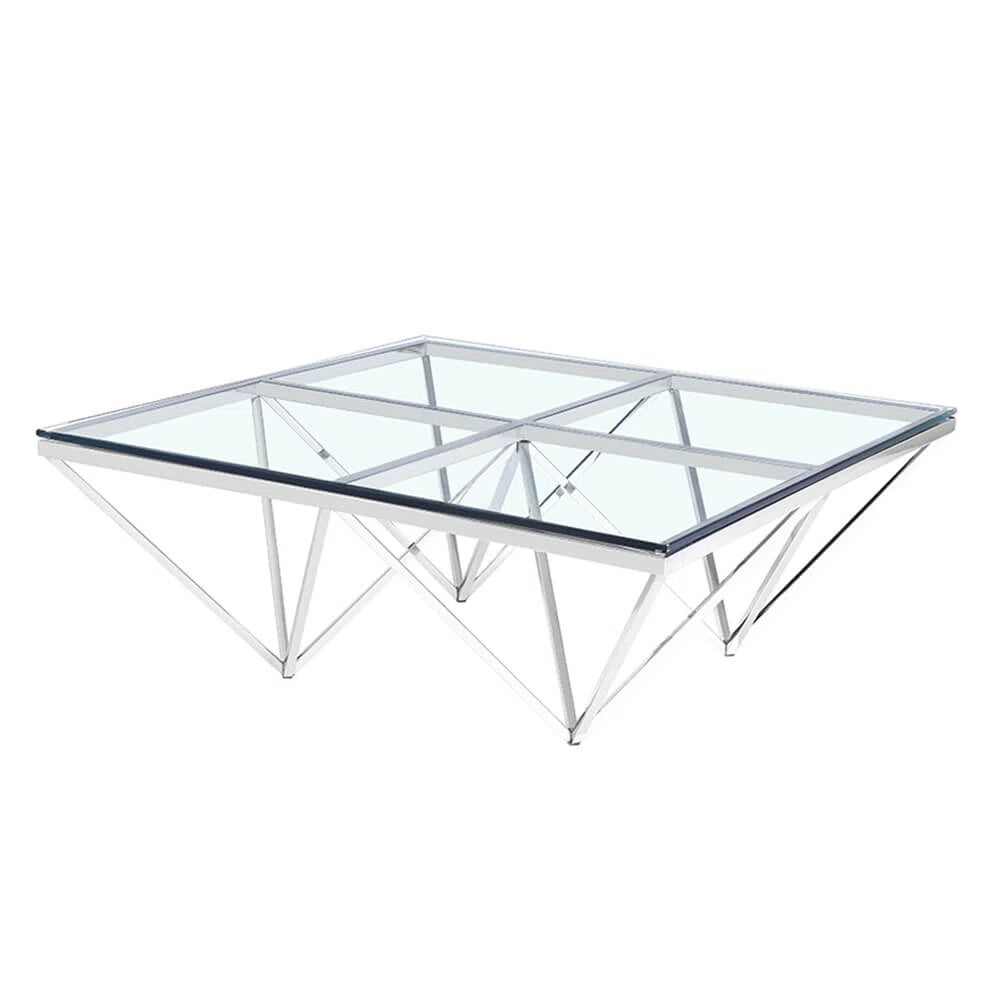Origami Polished Stainless Coffee Table