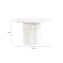 Load image into Gallery viewer, Elora 47" Lacquer Round Dining Table