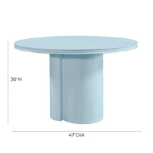 Load image into Gallery viewer, Elora 47" Lacquer Round Dining Table
