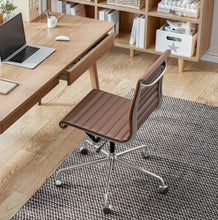Load image into Gallery viewer, Ribbed Back Office Chair Leather Armless