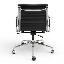 Load image into Gallery viewer, Ribbed Back Office Chair Leather