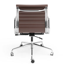 Load image into Gallery viewer, Ribbed Back Office Chair Leather