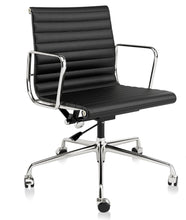 Load image into Gallery viewer, Ribbed Back Office Chair Leather