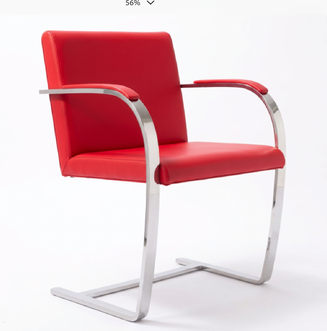 Mies Style Brno Chair Flat Bar