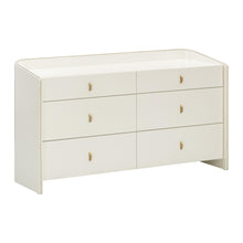 Load image into Gallery viewer, Collins 56&quot; Cream 6-Drawer Dresser