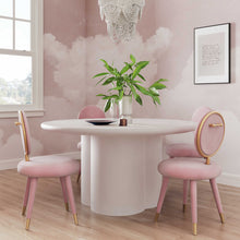 Load image into Gallery viewer, Elika Faux Plaster Round Dining Table