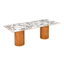 Load image into Gallery viewer, Tamara Marble Ceramic Rectangular Dining Table