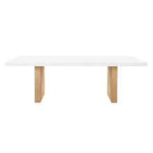 Load image into Gallery viewer, Winston White Gloss and Natural Ash Dining Table