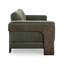 Load image into Gallery viewer, Elyn 91" Olive Green Upcycled Contract-Grade Chenille Sofa