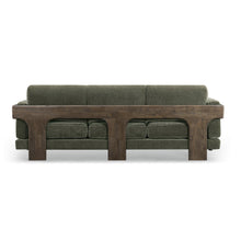 Load image into Gallery viewer, Elyn 91" Olive Green Upcycled Contract-Grade Chenille Sofa