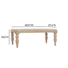 Load image into Gallery viewer, Vicky 49" Natural Woven Seagrass Rectangular Coffee Table
