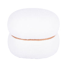 Load image into Gallery viewer, Helga Vegan Shearling Oval Ottoman