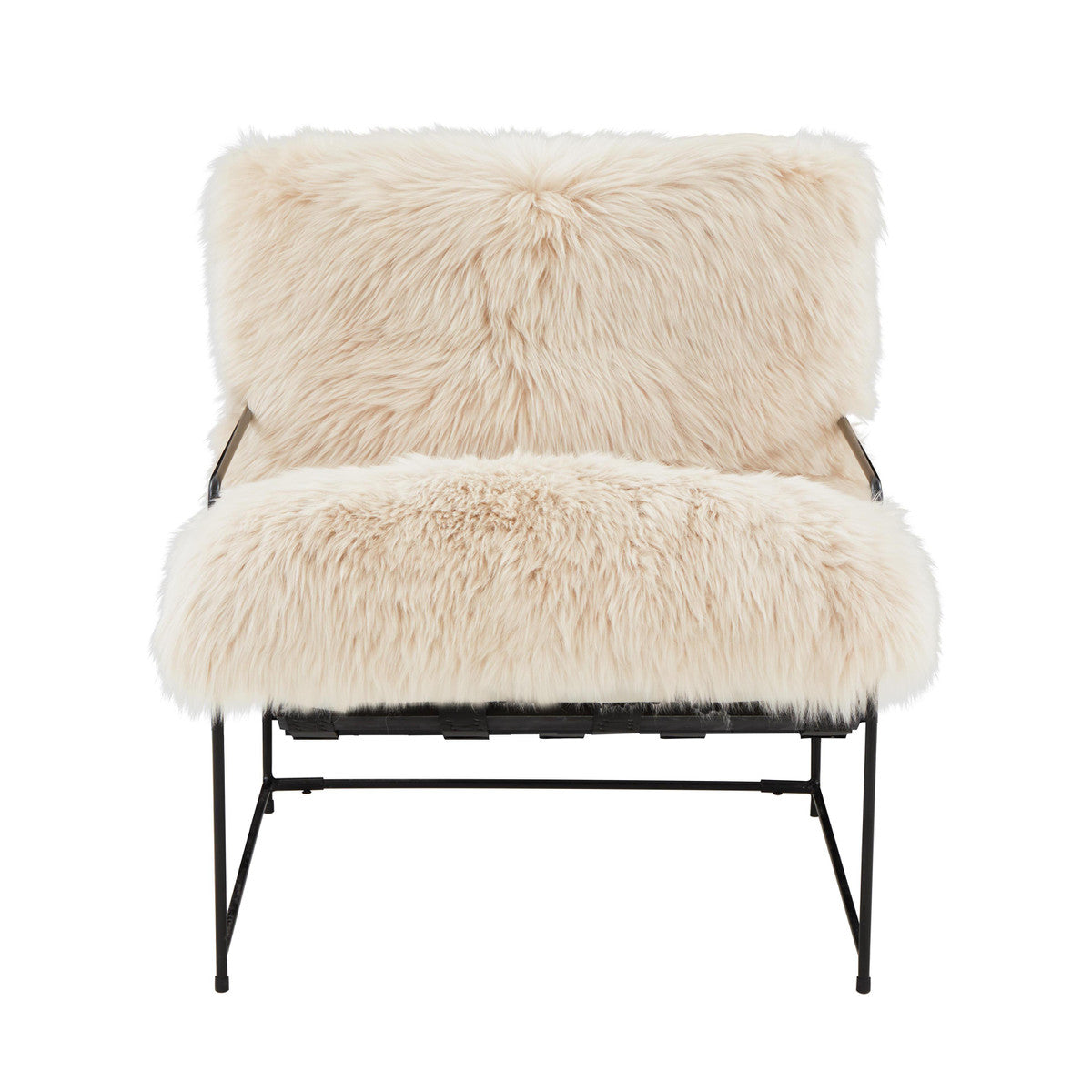 Kimi Natural Genuine Sheepskin Chair