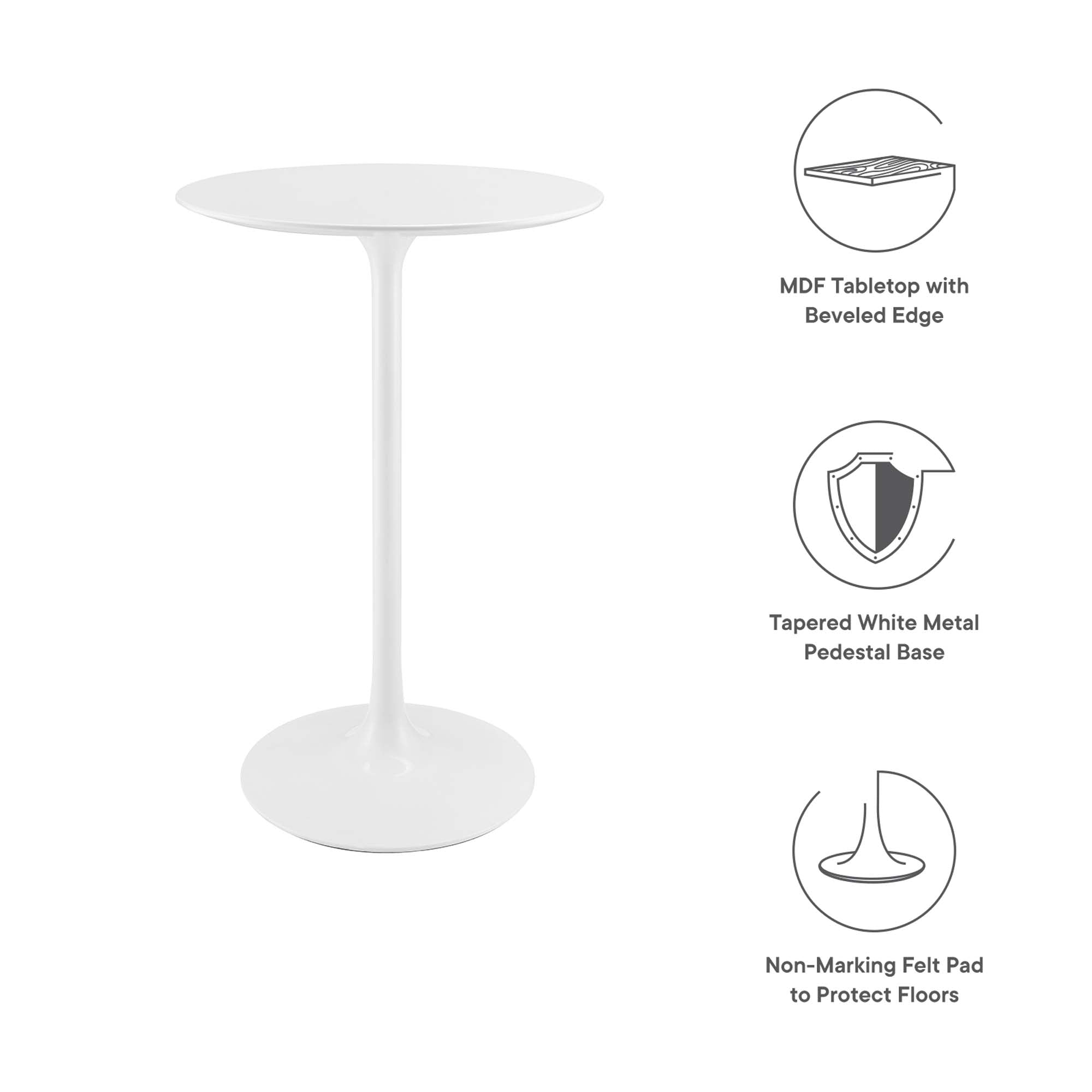 Tulip Bar Table