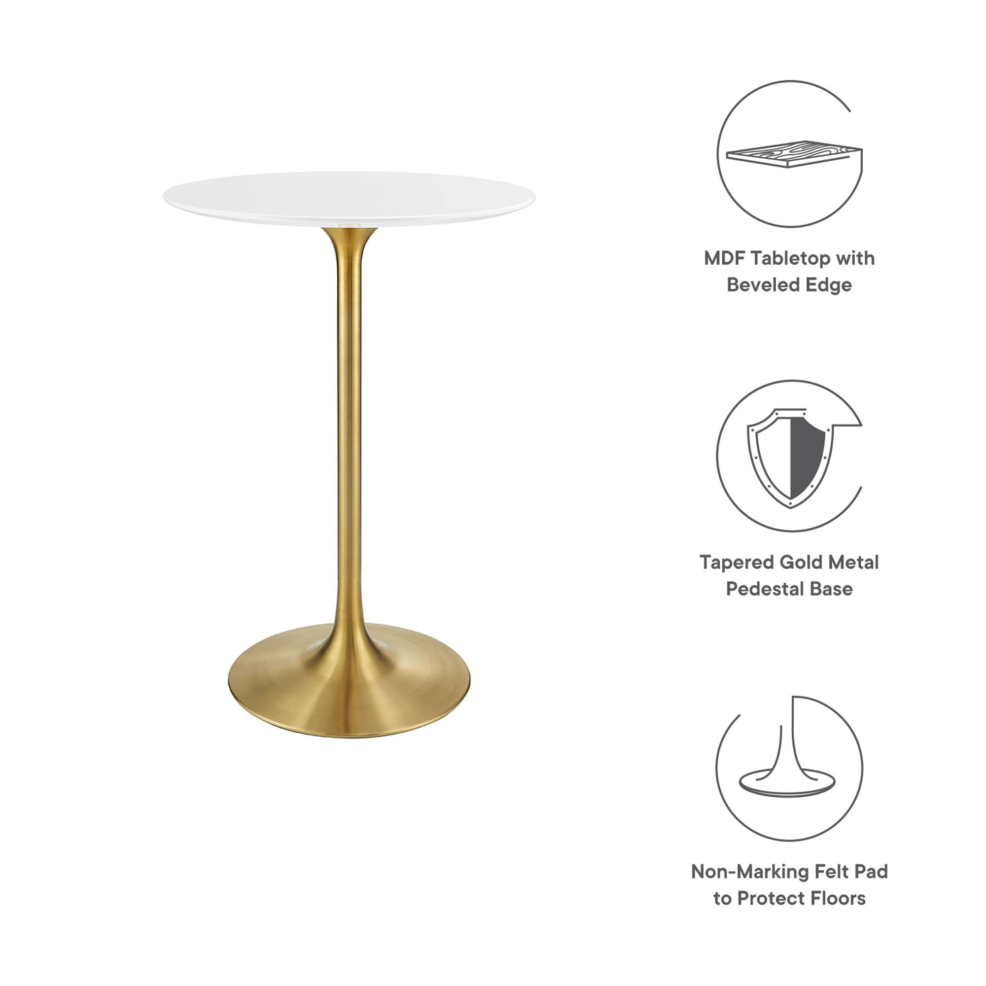 Tulip Bar Table