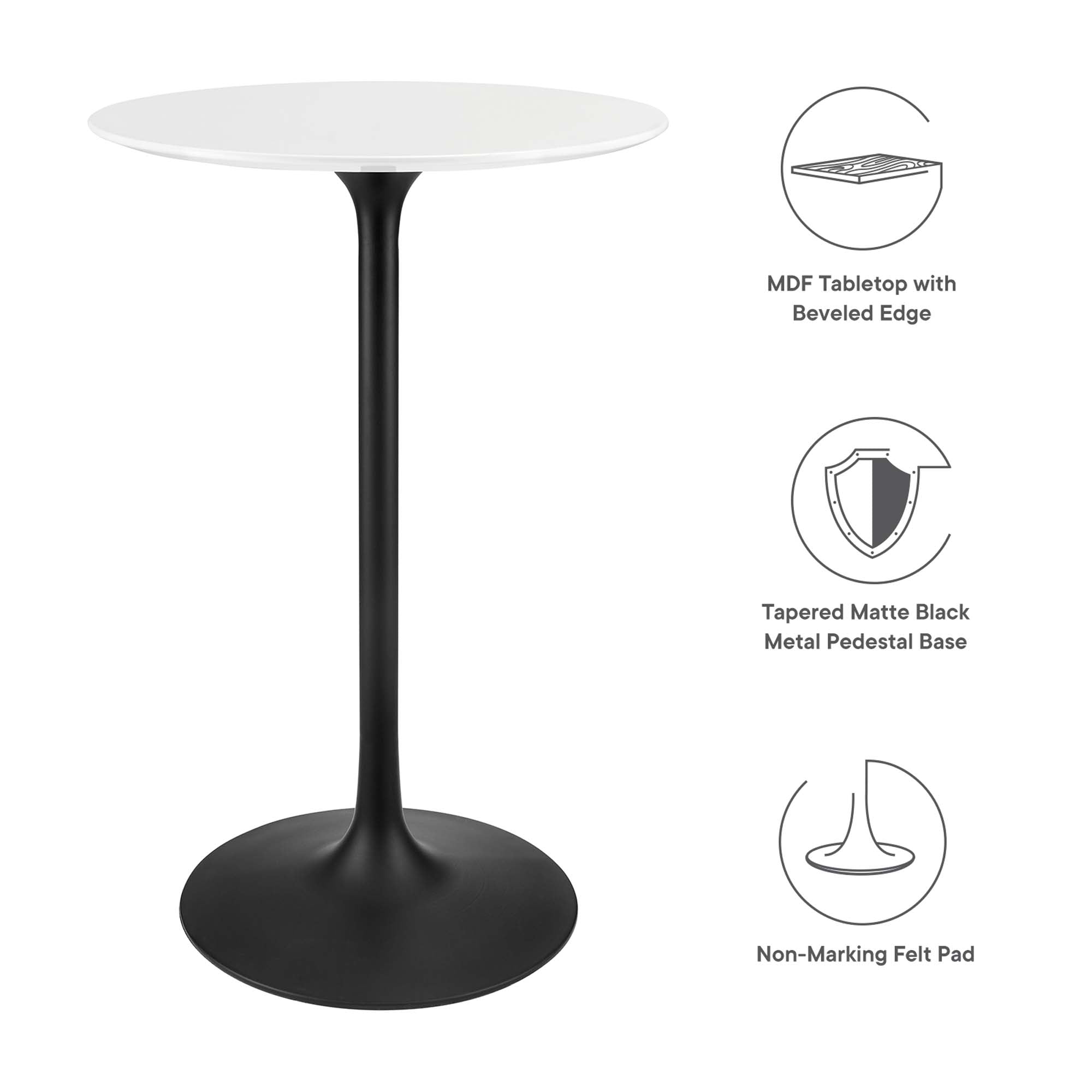 Tulip Bar Table