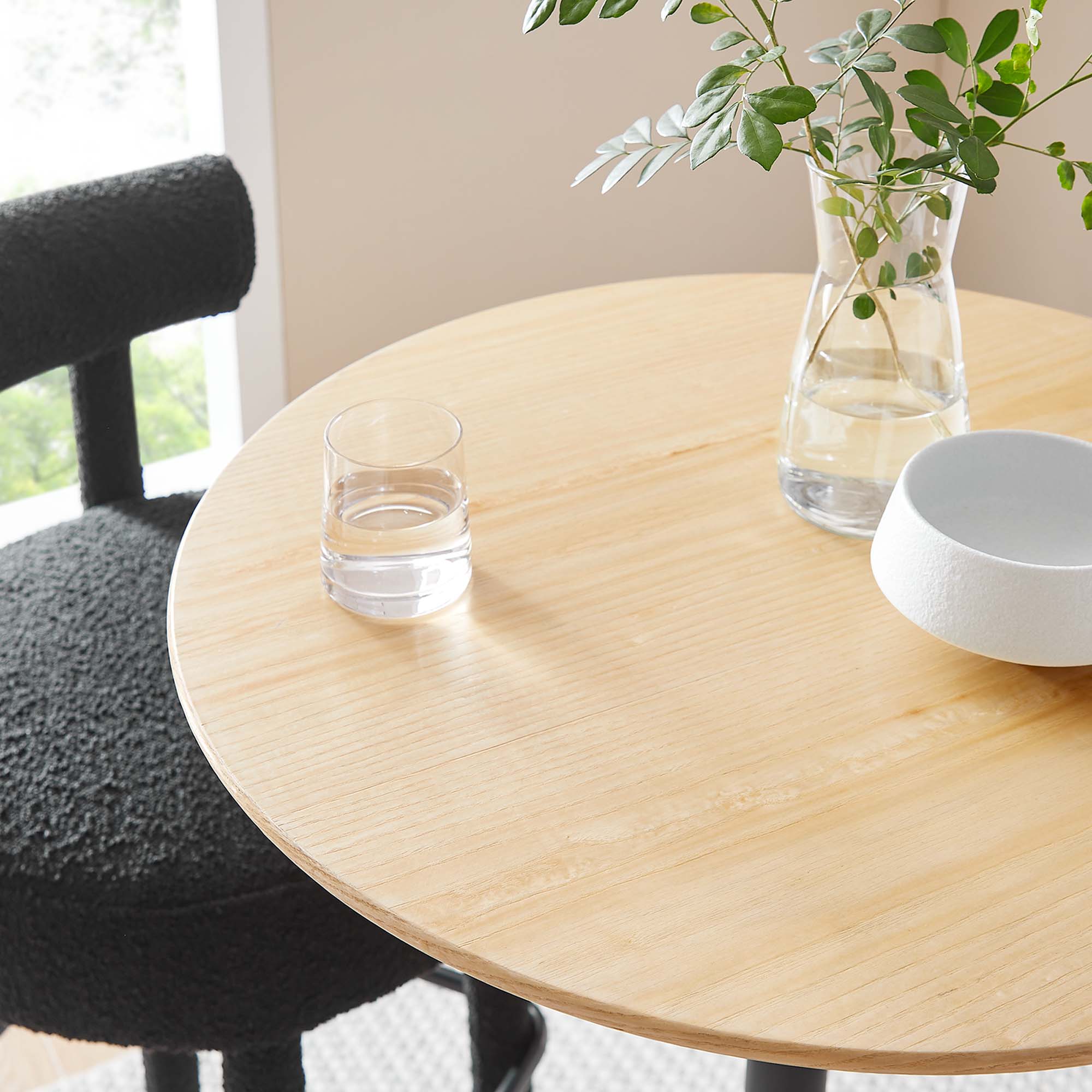 Tulip Bar Table In Natural Top