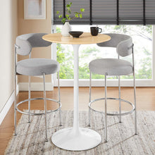 Load image into Gallery viewer, Tulip Bar Table In Natural Top