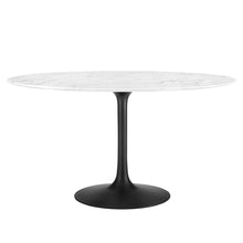 Load image into Gallery viewer, Tulip Round 54&quot; Dining Table Faux Marble
