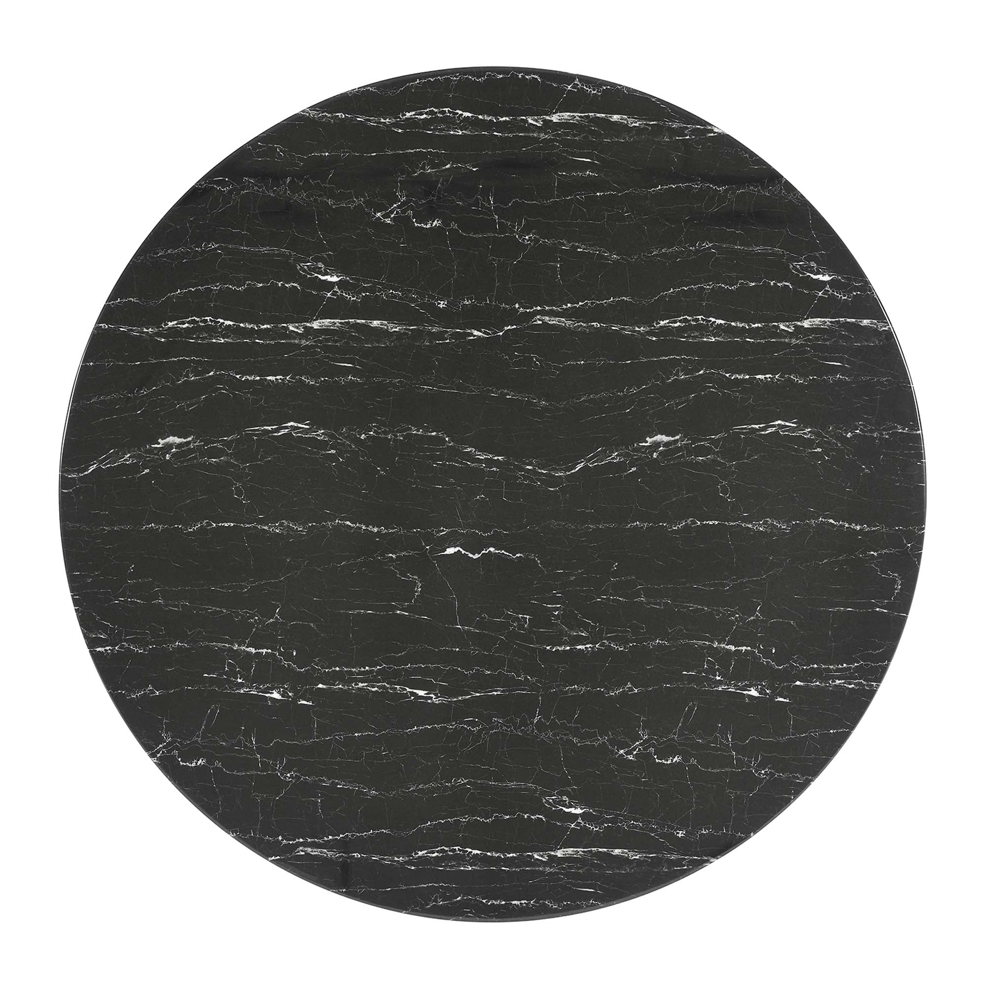 Tulip Round 54" Dining Table Faux Marble