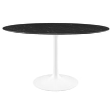 Load image into Gallery viewer, Tulip Round 54&quot; Dining Table Faux Marble