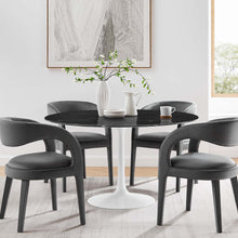Load image into Gallery viewer, Tulip Round 54&quot; Dining Table Faux Marble