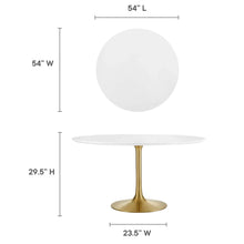 Load image into Gallery viewer, Tulip Dining Table 54&quot; Round