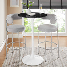 Load image into Gallery viewer, Tulip bar table marble top