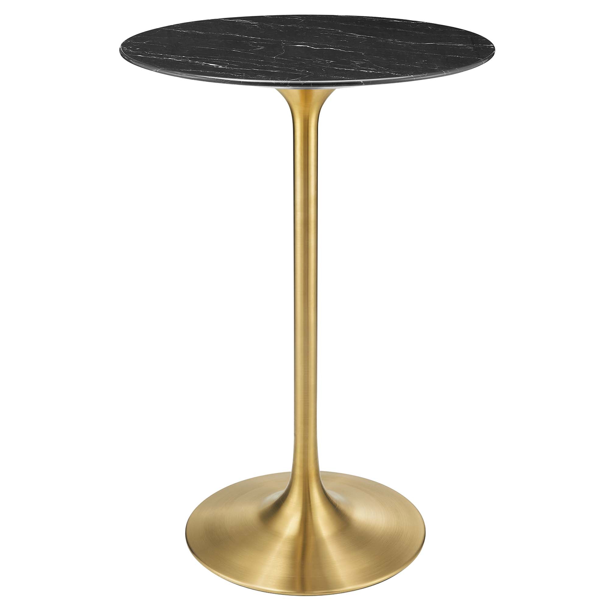 Tulip bar table marble top