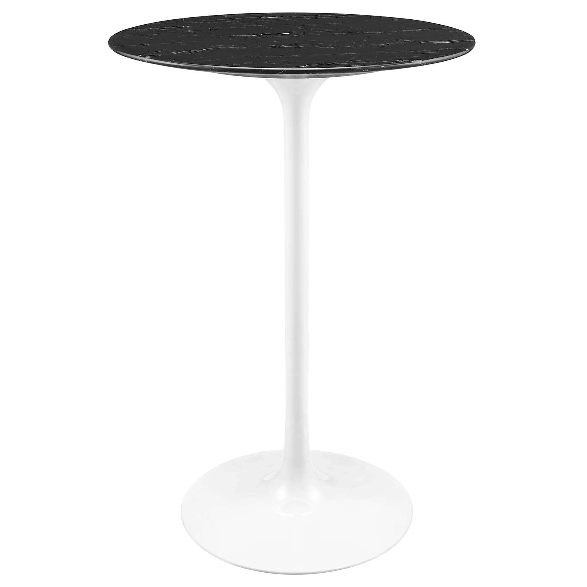 Tulip bar table marble top
