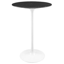 Load image into Gallery viewer, Tulip bar table marble top