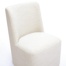Load image into Gallery viewer, Melissa Performance Fabric Rolling Dining Chair