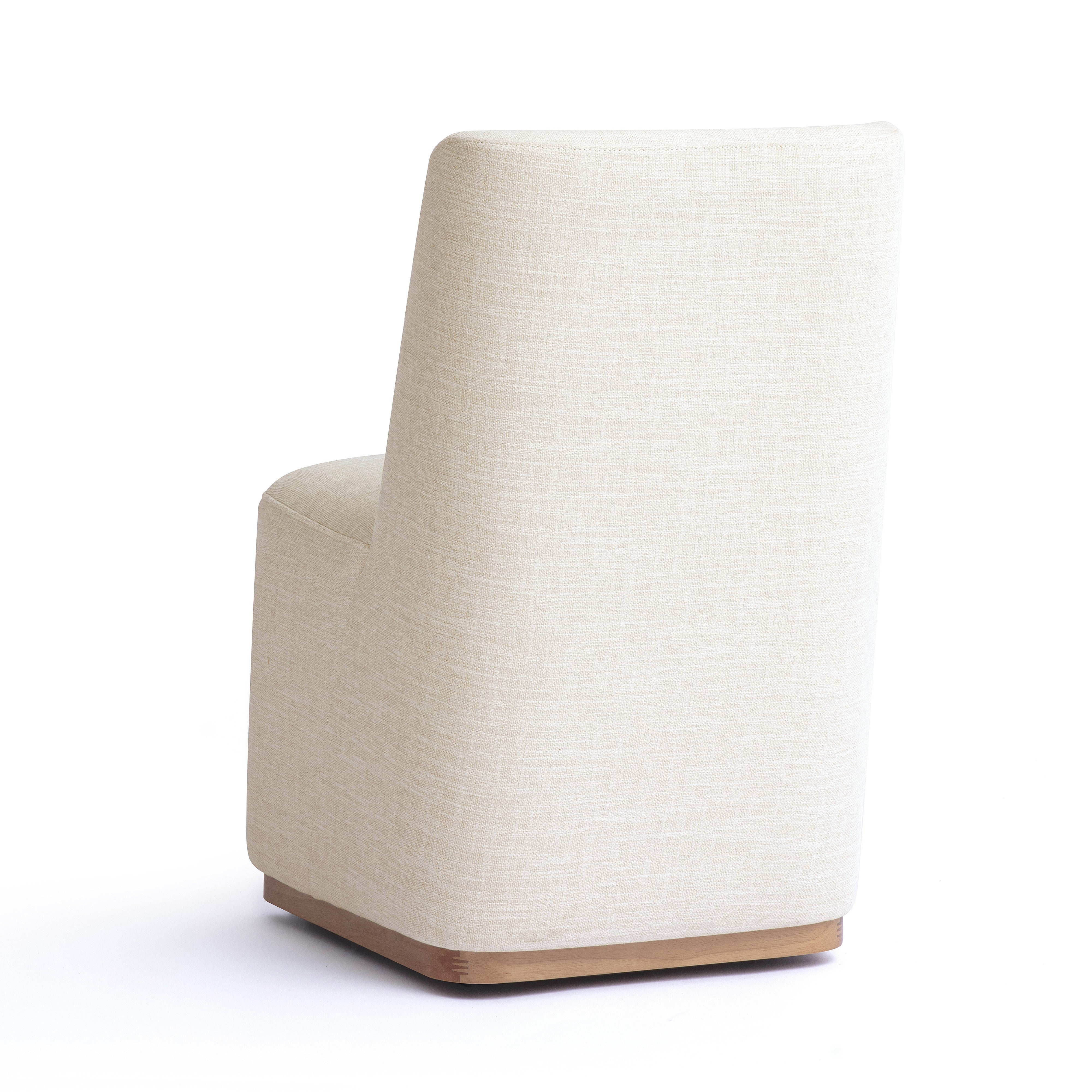 Melissa Performance Fabric Rolling Dining Chair