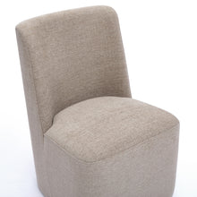 Load image into Gallery viewer, Melissa Performance Fabric Rolling Dining Chair