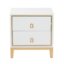 Load image into Gallery viewer, Martin Modern Glam and Lux Wood Nightstand