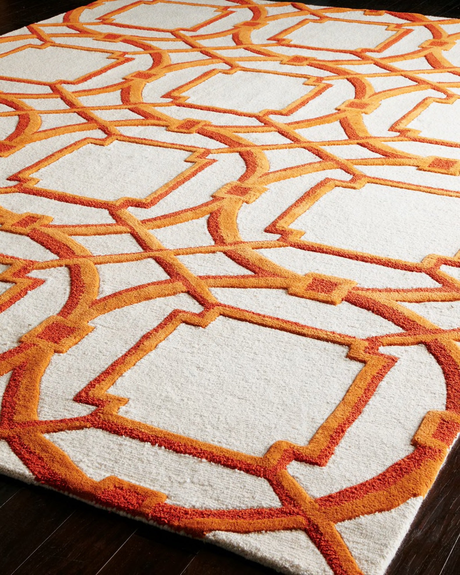 Arabesque Coral Area Rug by Global Views