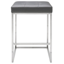Load image into Gallery viewer, Chi Counter Stool in Brushed Stainless